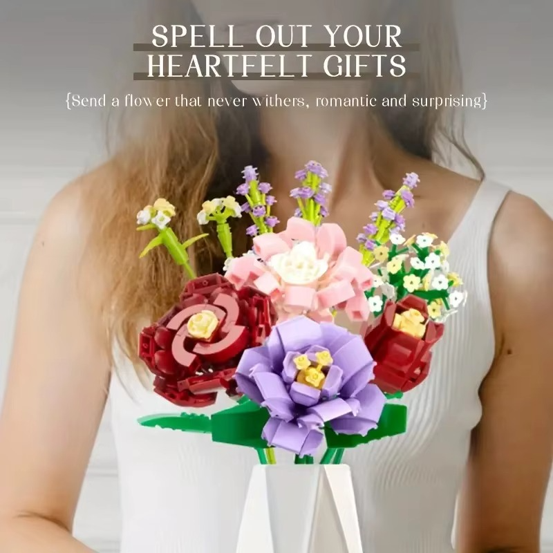 Eternal Colorful Roses 628PCS