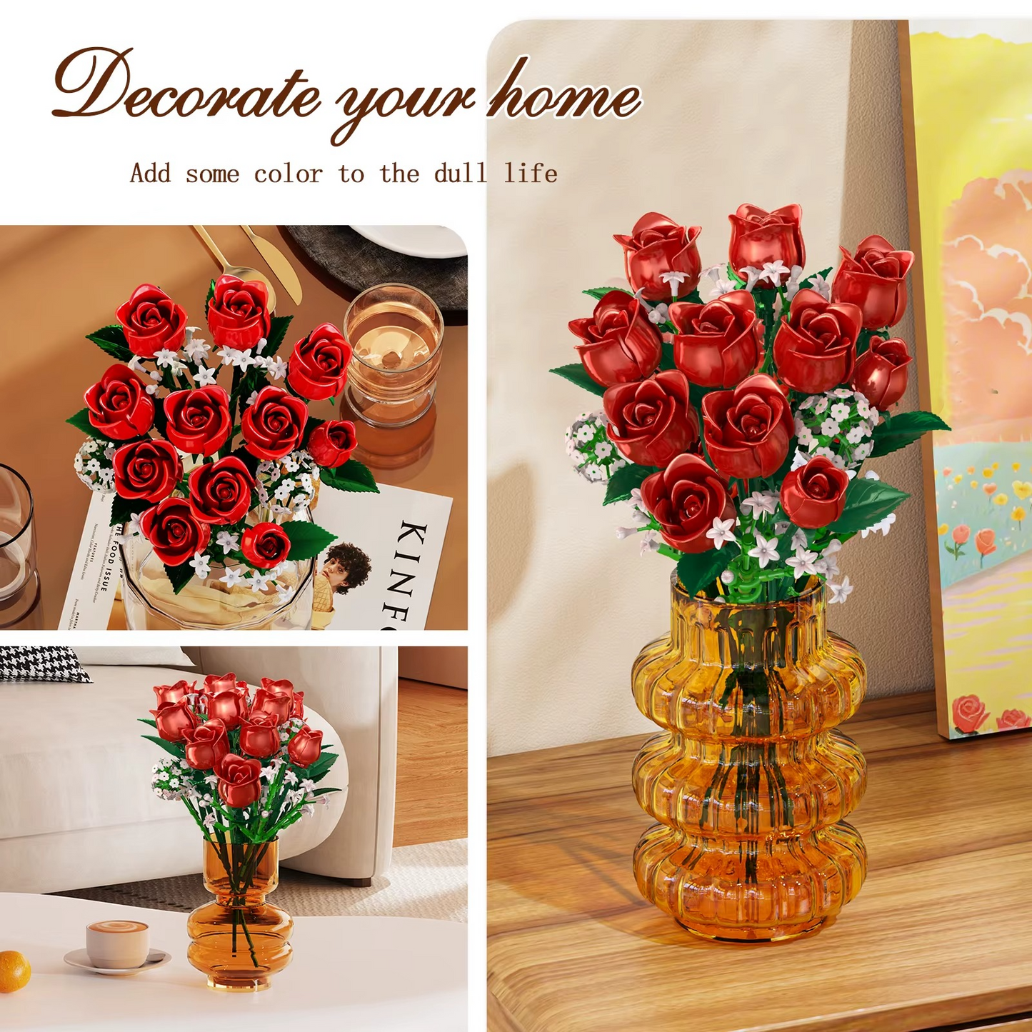 Eternal Red Rose 458PCS
