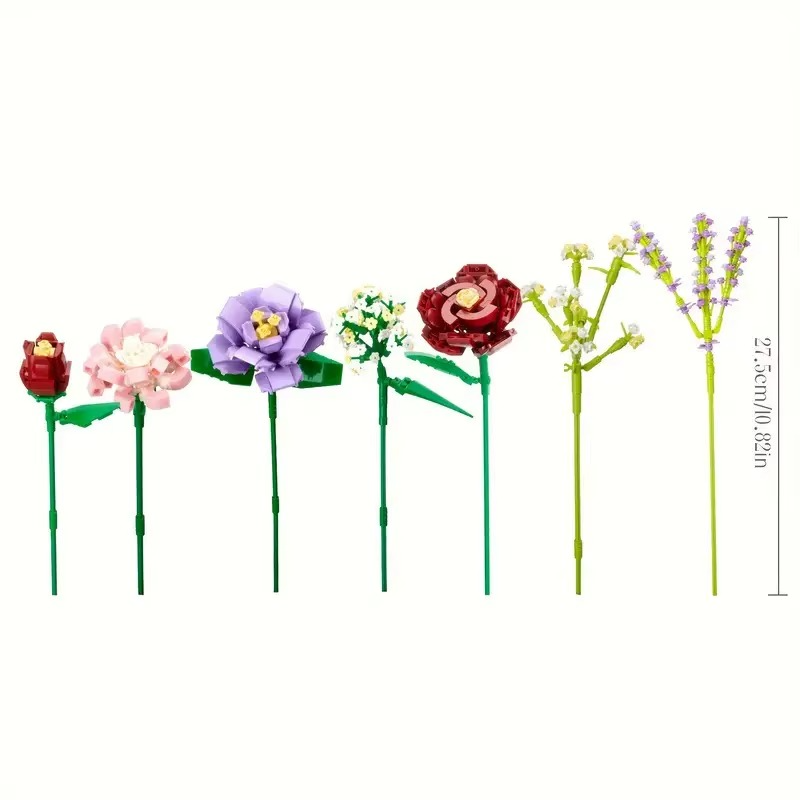 Eternal Colorful Roses 628PCS