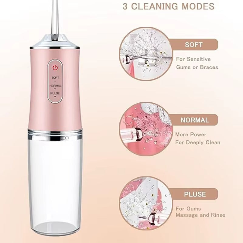 Tooth cleaning jet